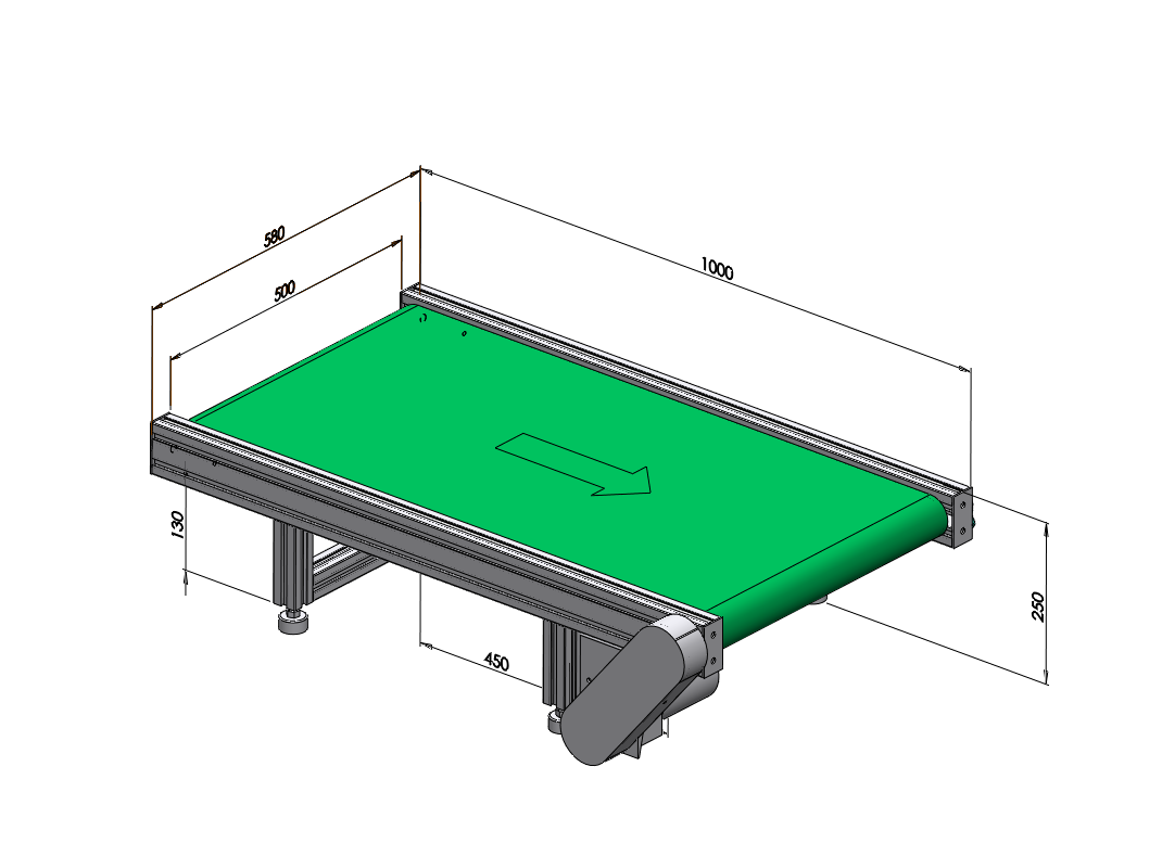 小型輸送機流水線皮帶線