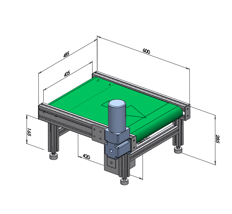 小型輸送機流水線皮帶線